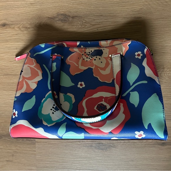 Kate Spade New York floral satchel purse - Picture 2 of 12